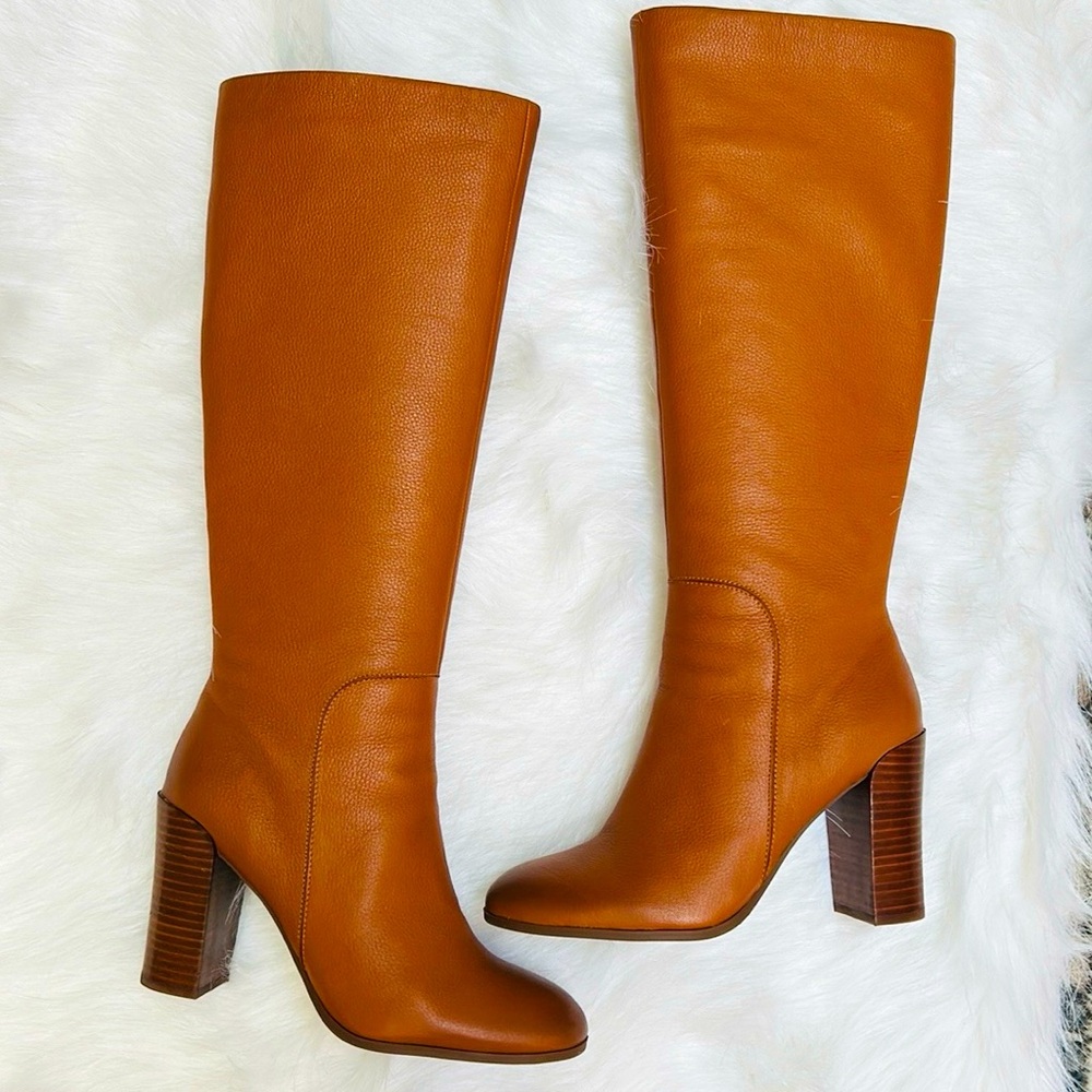 Kenneth Cole Tan Leather Boots
